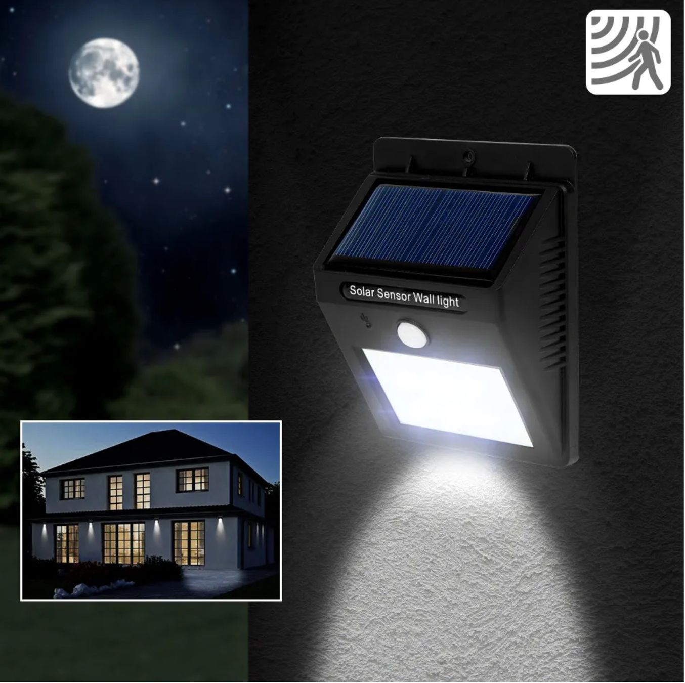 Lampade: Solarlampe mit Bewegungsmelder nur 29.- – Nuovo e nell'imballaggio originale da Necker venduto da liq24 4