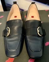 Högl Loafer Damen dunkelblau mit Schnalle guter Zustand