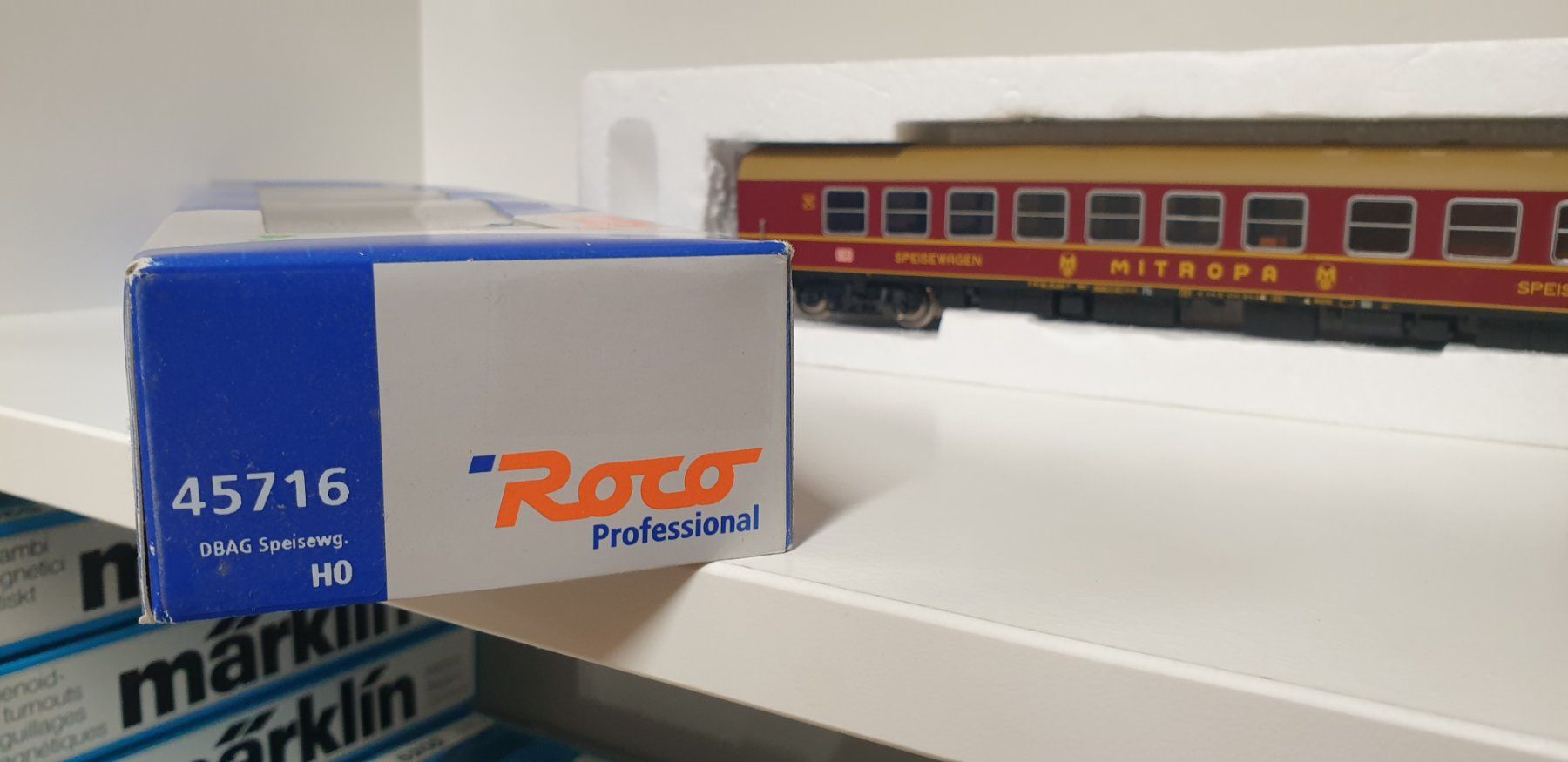 Roco Modellini di ferrovie: Roco Mitropa Speisewagen 45716 – Usato da Geroldswil venduto da TopTrain54 5