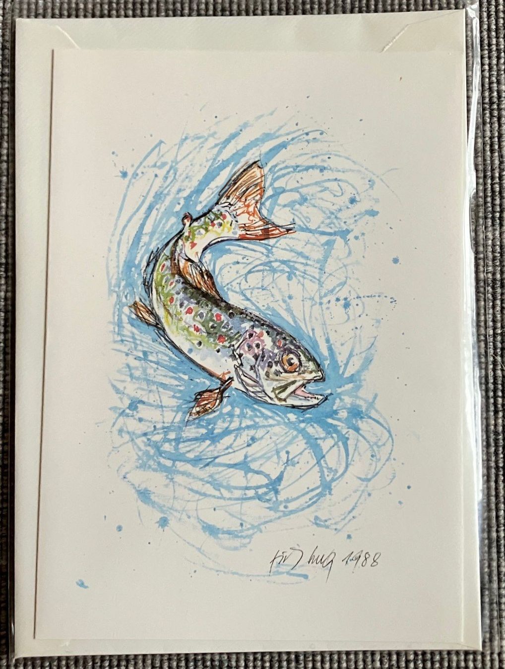 Cartoline: Fritz Hug Karten A5, 10 verschiedene Sujets – Nuovo e nell'imballaggio originale da Zürich venduto da CPH56 3