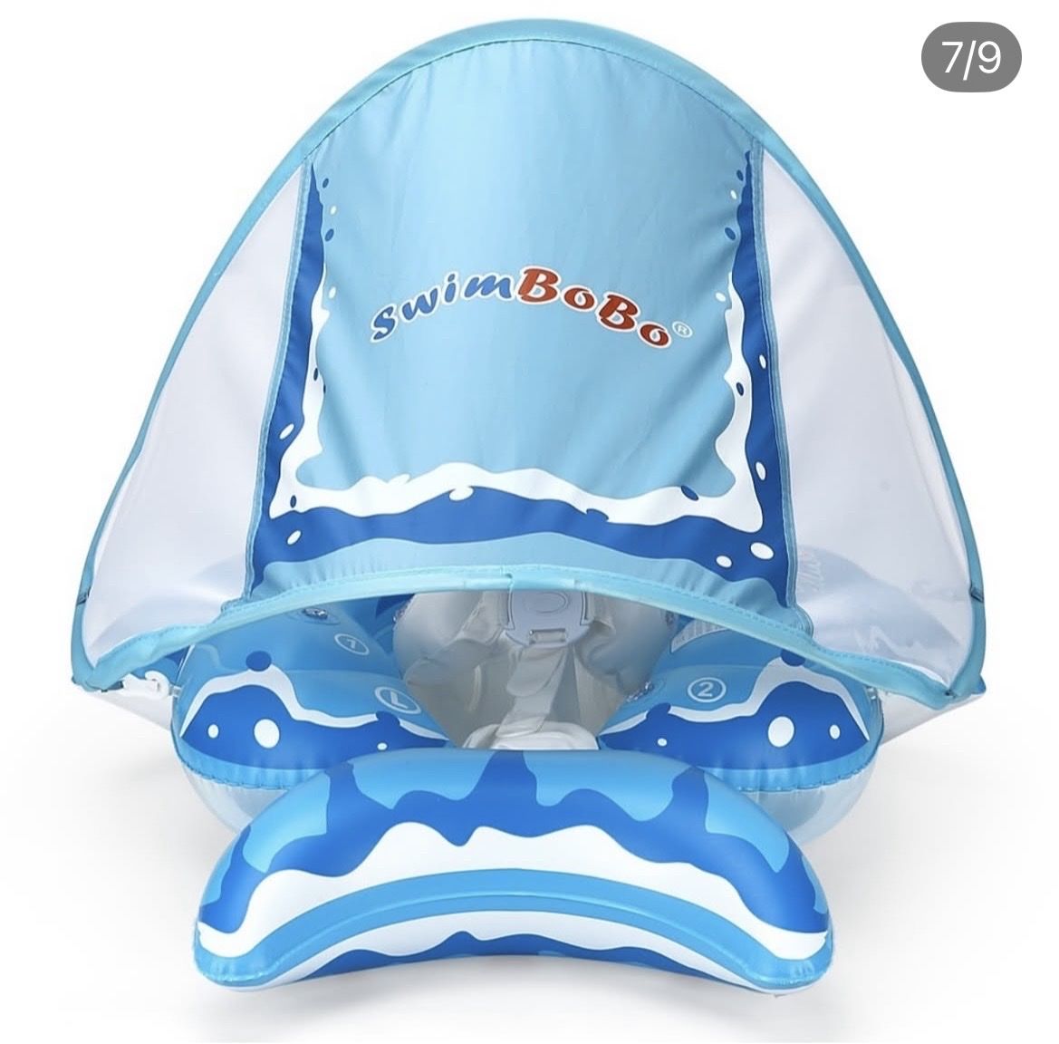 Schwimmringe: Baby Shark Inflatable Pool Float with Canopy – Gebraucht aus Mellingen von JoanOs 7