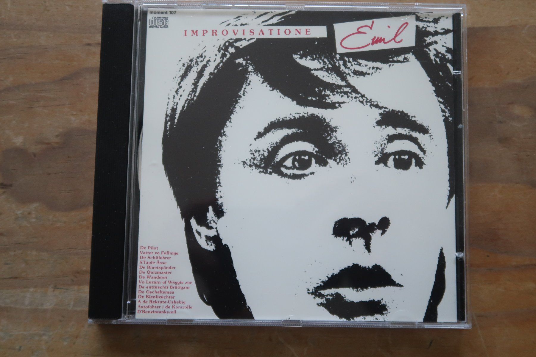 CDs: EMIL STEINBERGER - IMPROVISATIONE - CD – Gebraucht aus Basel von Patiscat