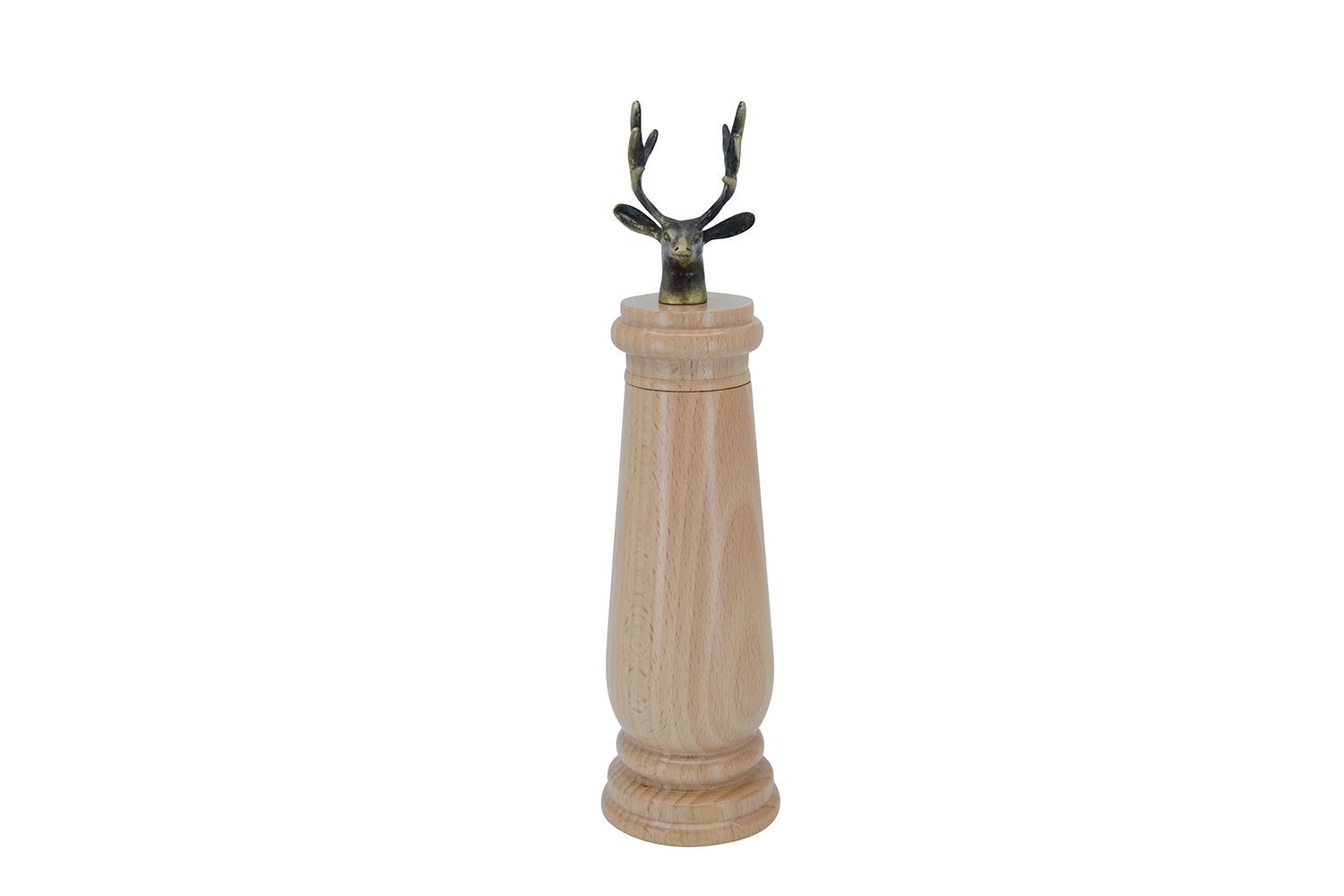 Elettrodomestici da cucina: Holz Pfeffer- & Salzmühle "Hirsch" gross – Nuovo e nell'imballaggio originale da Wettingen venduto da kochshop 2