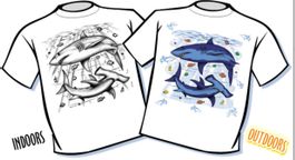 Cooles Hai T-Shirt „BIG SHARKS“ Sommer-Look!