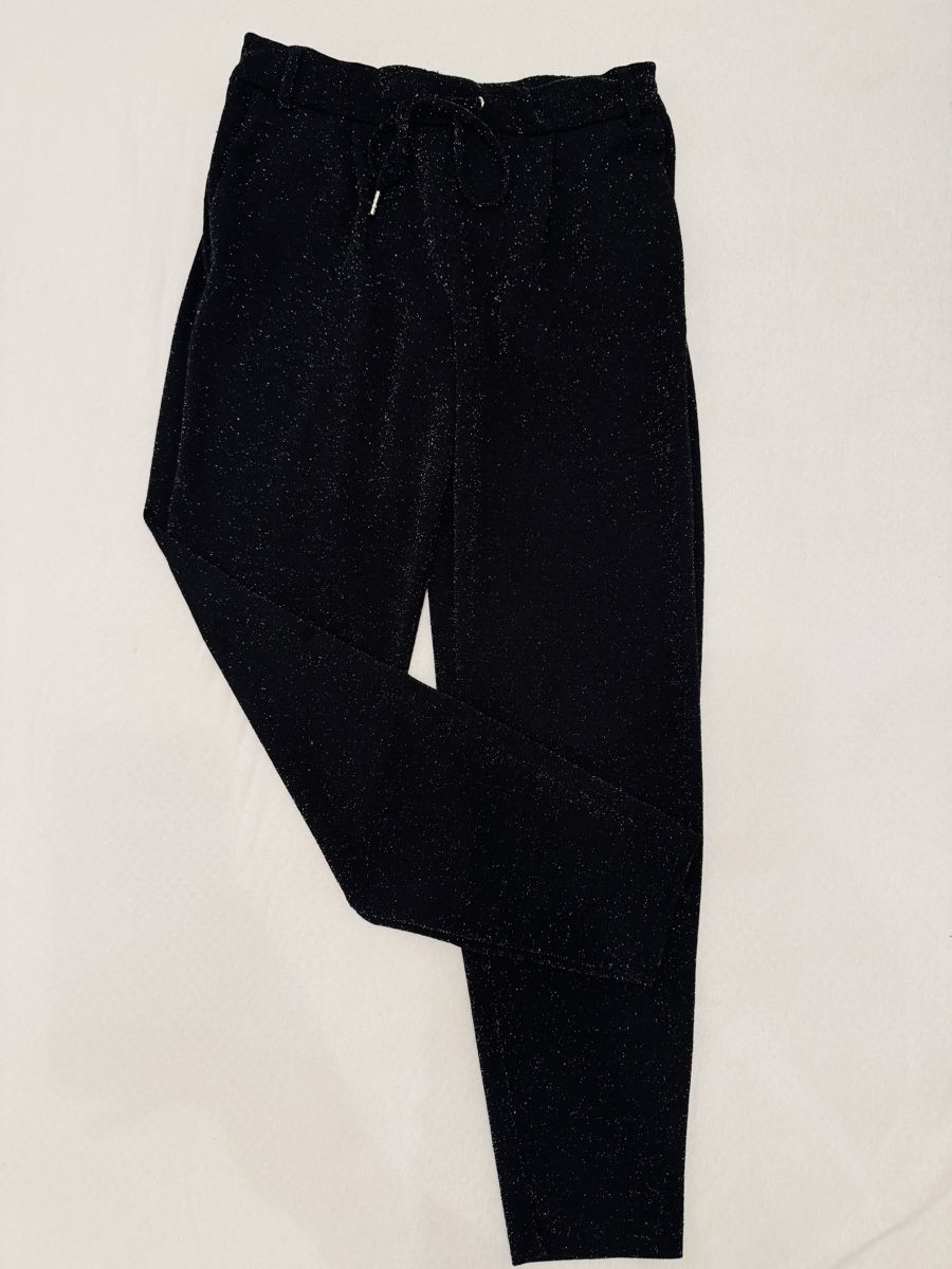Pantaloni: Schwarze Glitzerhose Grösse 38 – Usato da Frauenfeld venduto da _smile_w 3
