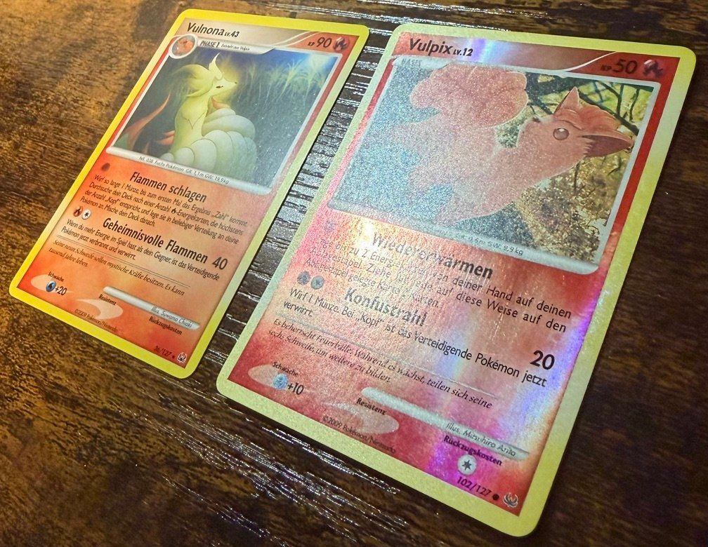 Pokémon Carte collezionabili: Vulnona Rare & Vulpix Reverse Holo / 36 & 102 – Usato da Zürich venduto da PEACECOCOON 1