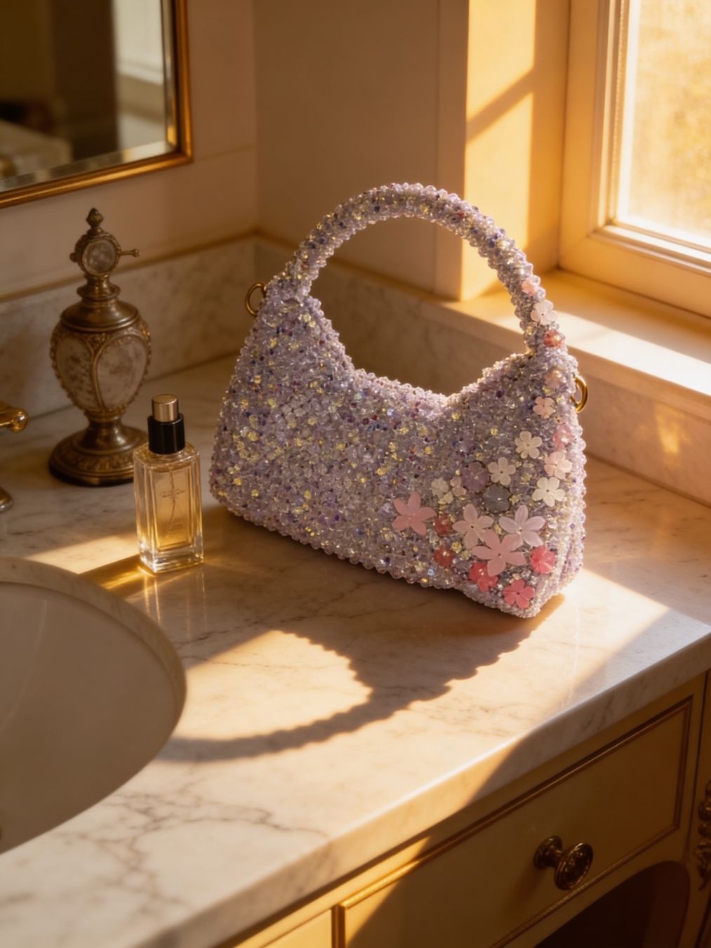 Borse da donna: Strass Handtasche aus Kristallperlen Event – Nuovo e nell'imballaggio originale da canobbio venduto da barbarb