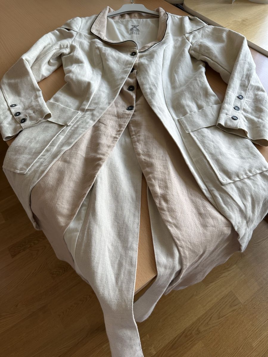 Jayko Giacche: Veste Jayko, taille 38, lin, beige et rosé – Nuovo (secondo la descrizione) da St-Saphorin-Morges venduto da mac_7tvq 4