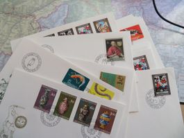 Liechtenstein FDC 1974 ganzer Satz