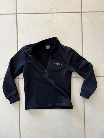 Odlo Fleece Pullover schwarz Grösse 116 gebrauchter Zustand