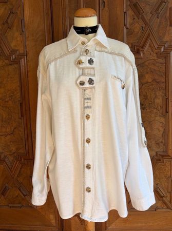 STOCKER POINT ORIGINAL Hemd  Gr.XL  60% Leine 40% Baumwolle