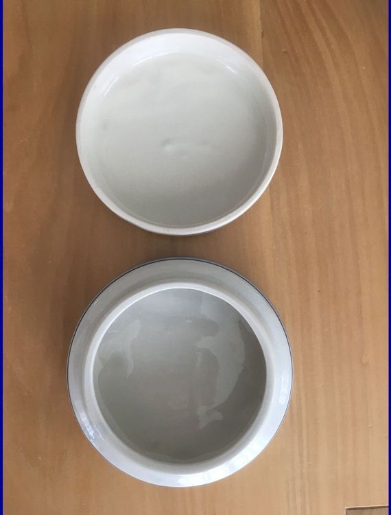 Delft blue Holland handgemalte Keramikdose Windmühle (Gebraucht) in ...