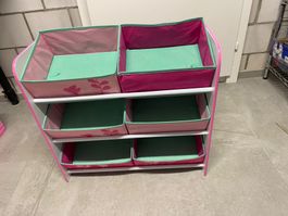 Meuble petit rangement à casier pour fille