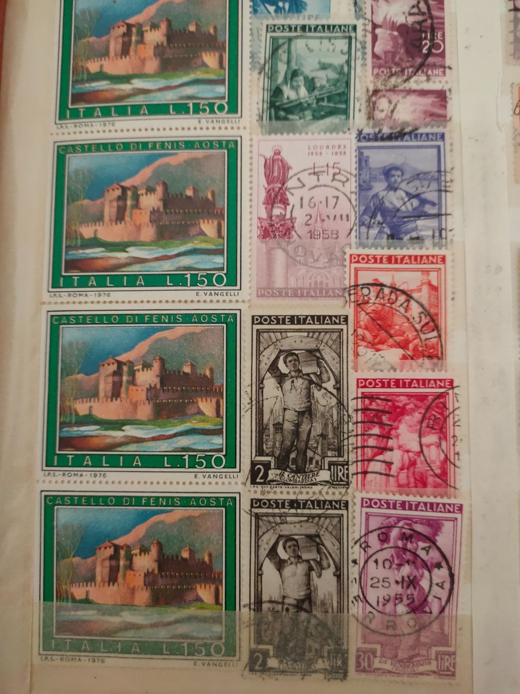 Alle Briefmarken: Briefmarkensammlung Italien, – Gebraucht aus matten b. interlaken von jfran17 3