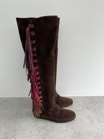 ETRO Boots Overknees mit Fransen, Gr.37 - NEU - NP 985 EUR
