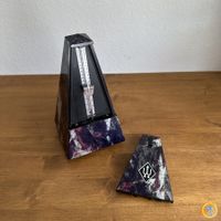 Wittner Metronom 811M Schwarz Violett mit Glocke