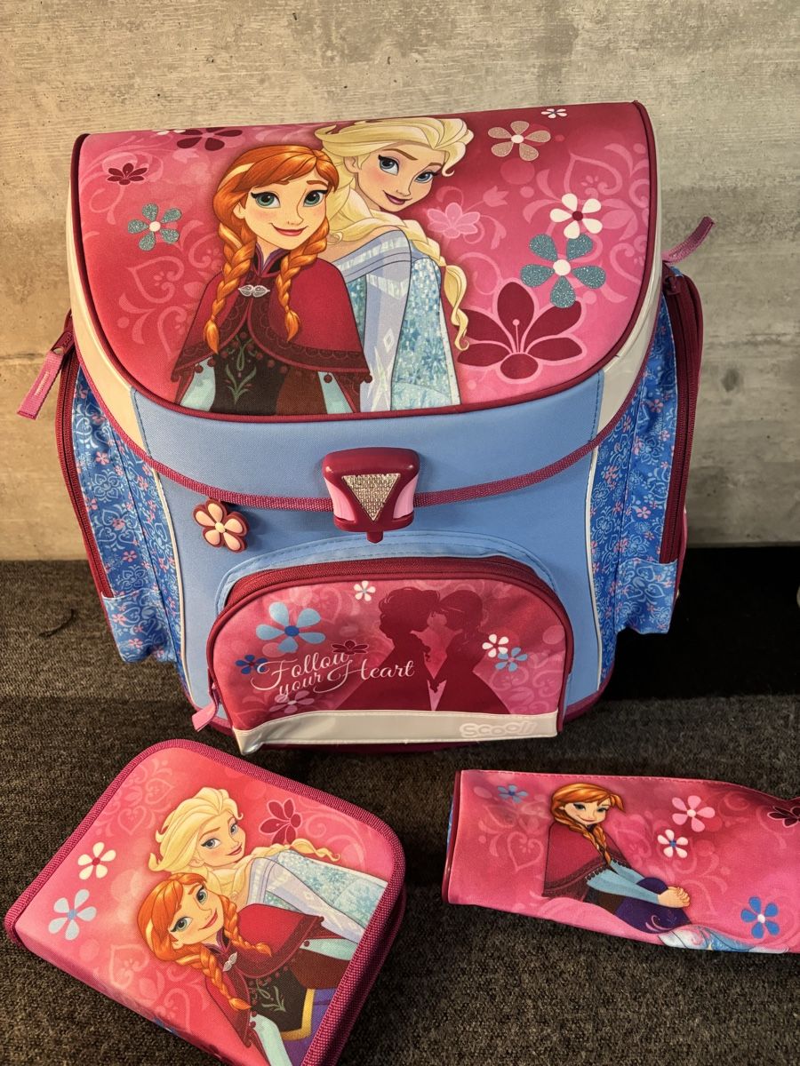 Kindertaschen: Scooli Anna + Elsa Schulrucksack – Gebraucht aus St. Gallen von heartbug