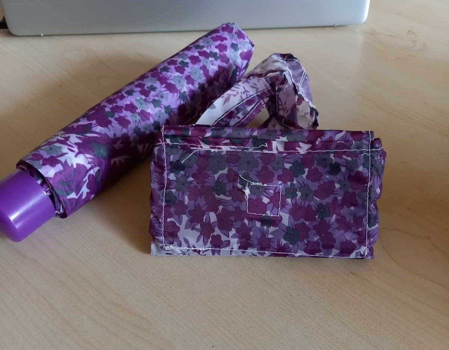 Taschen für Damen: Damen Set: Umhängetasche, Regenschirm, Einkaufsbeutel – Neu (gemäss Beschreibung) aus Möhlin von Simba4871 4