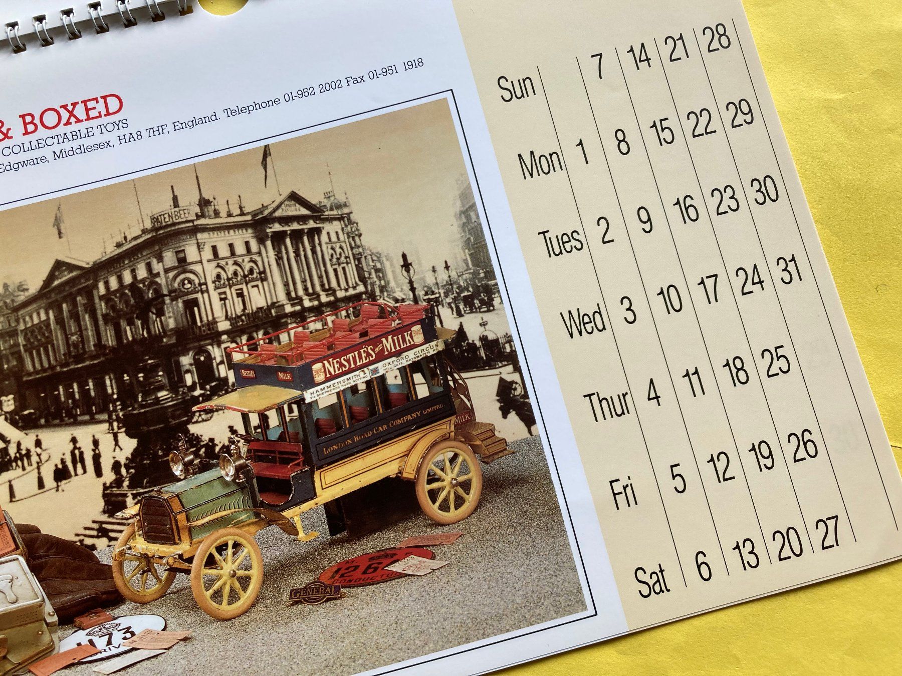 Calendari: MINT &  BOXED   CALENDAR   1990 – Nuovo (secondo la descrizione) da Grabs venduto da paggi01 3