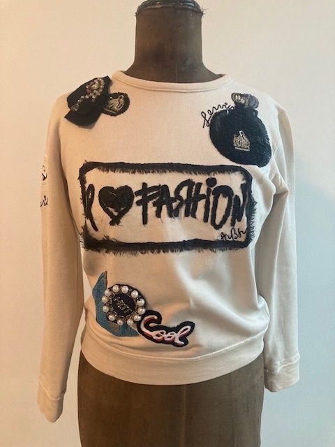 Lanvin Maglioni & Felpe: Bestickter Sweater von Lanvin – Usato da Rapperswil SG venduto da Carlotta1 2
