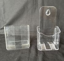 neue Tischaufsteller, Polystyrol, für DIN A5, 2 Stück
