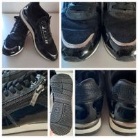 ***TAMARIS*** Sneakers schwarz-glänzend Gr 40