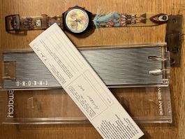 Original Swatch Uhr Chrono Tanzfedern