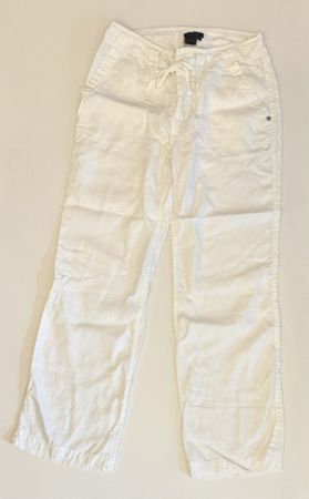 Essentiel Leinenhose Weiss Gr. 34 Sommer Look Top