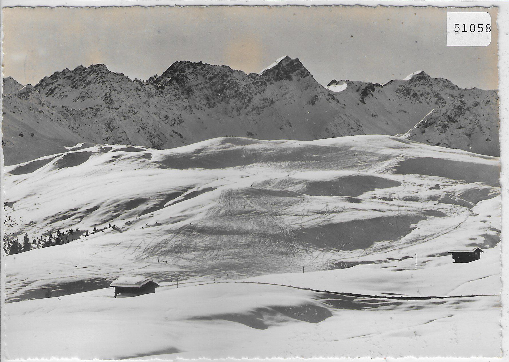 Ansichtskarten: Arosa - Tschuggen Skigebiet – Gebraucht aus Ettingen von Kartenplanet
