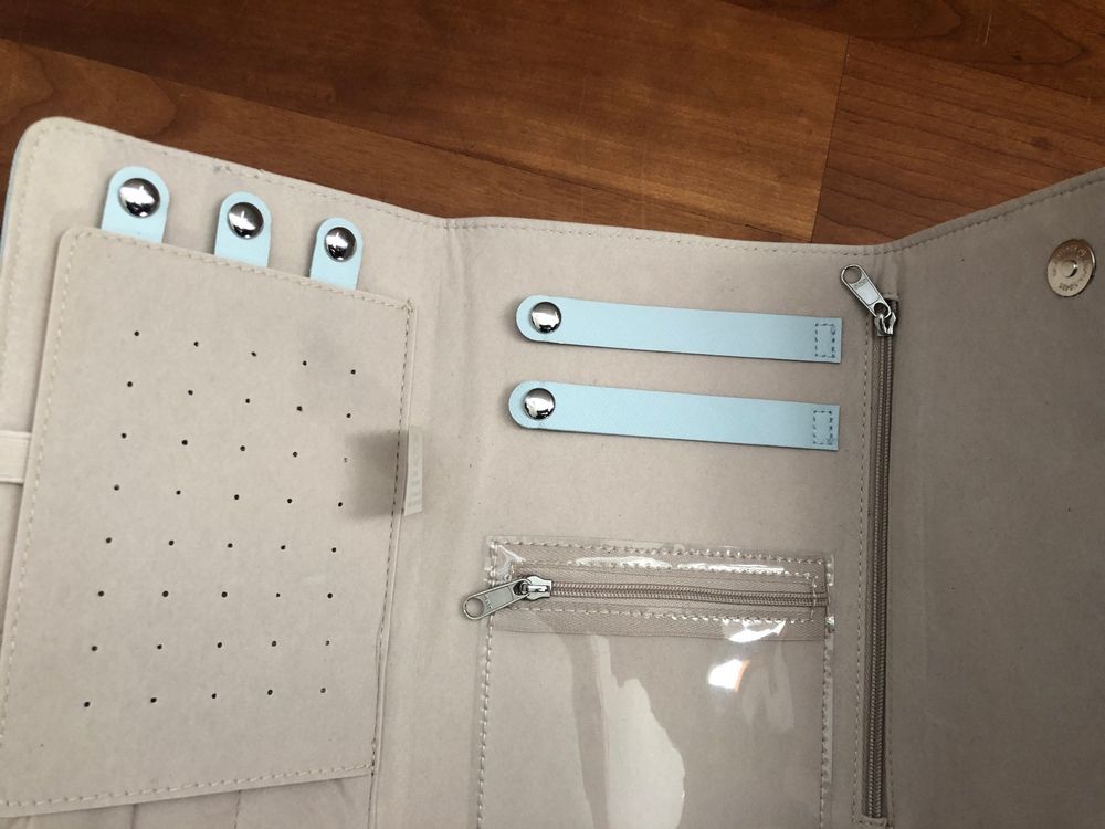 Ring Aufbewahrung Schlüsselanhänger - Tragbarer Schmuck Organizer Mit Reißverschluss