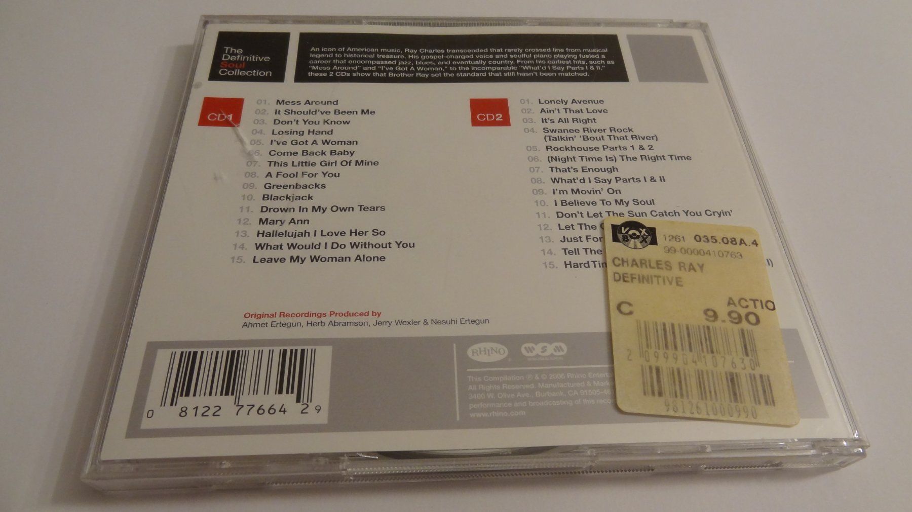 CD: Ray Charles - The Definitive Soul Collection CD – Usato da Olten venduto da Disc-Ausverkauf 1