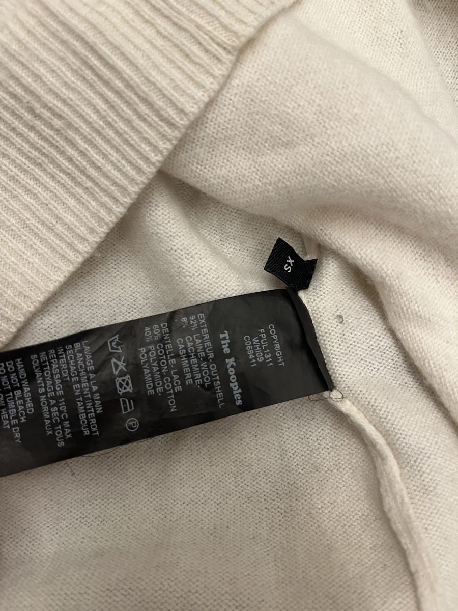 Kooples Pulls & Sweat-shirts: The Kooples Pullover in XS, Kaschmirmix mit schwarzer Spitze – D'occasion à Niederglatt ZH par karinso 5