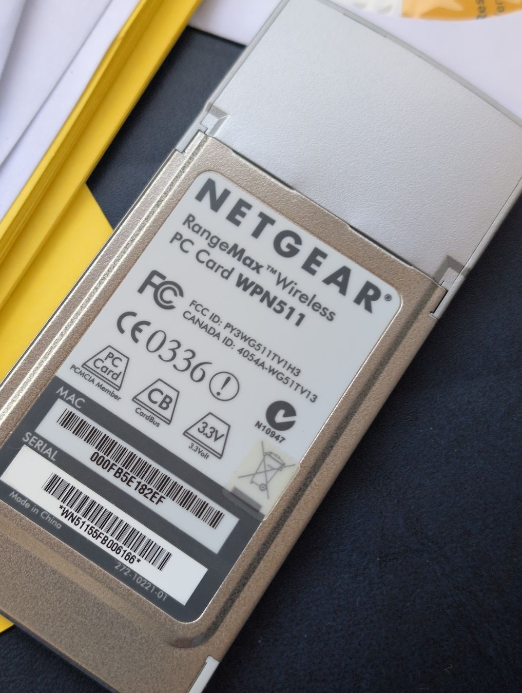 Laufwerke & Adapter: Netgear RangeMax WPN511 Wireless PC Card gebraucht – Gebraucht aus Breitenbach von Dribbel 2