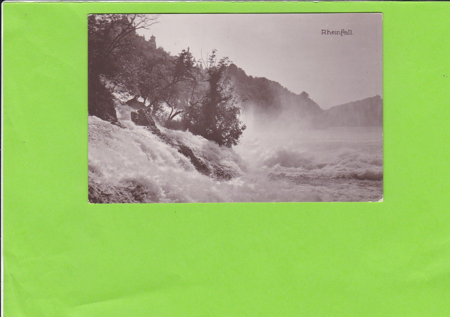 Ansichtskarten: Rheinfall – Gebraucht aus St. Peterzell von neckertal