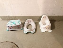 Kinder Häfeli + WC Ring und Hocker - PEPPA PIG - Micky Maus