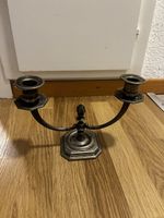 Doppelkerzenständer, silber oder versilbert