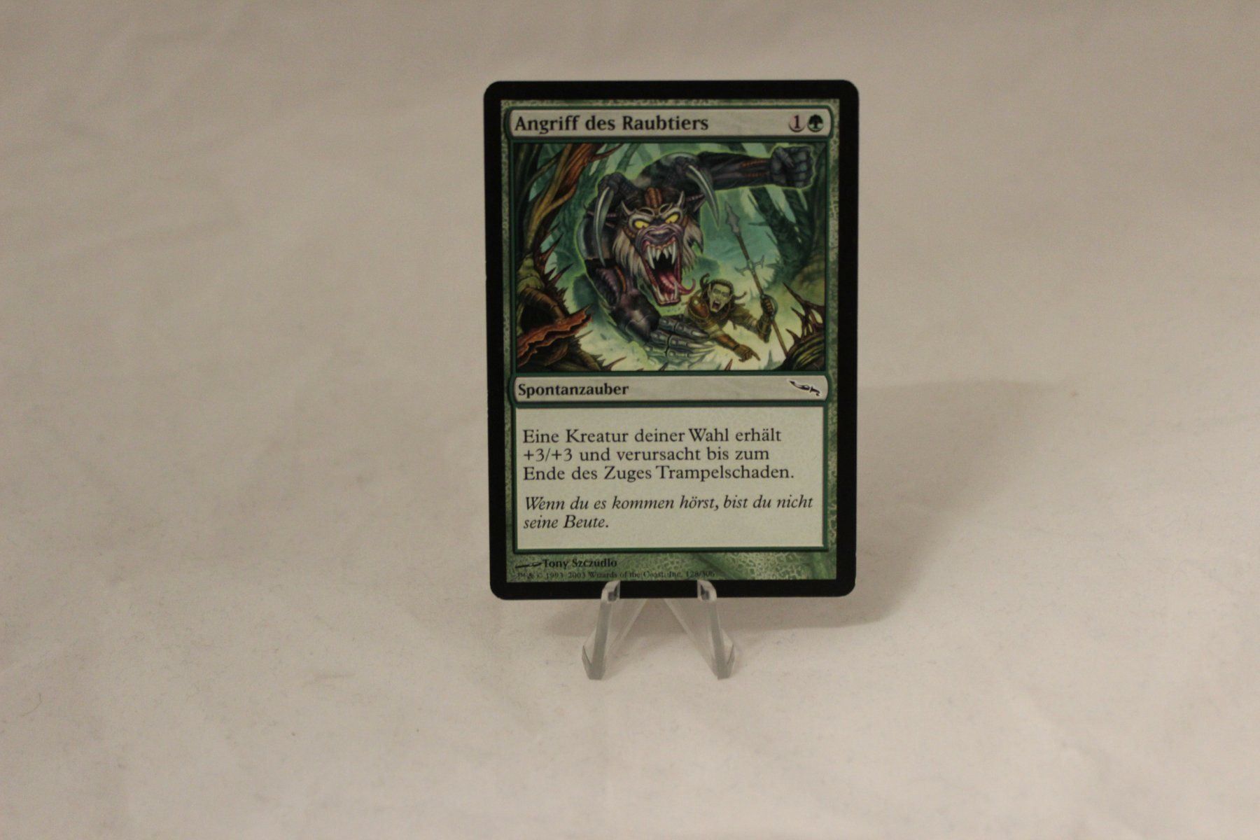 Magic The Gathering Sammelbilder & Trading cards: Angriff des Raubtiers - Magic – Gebraucht aus Dulliken von Sefty