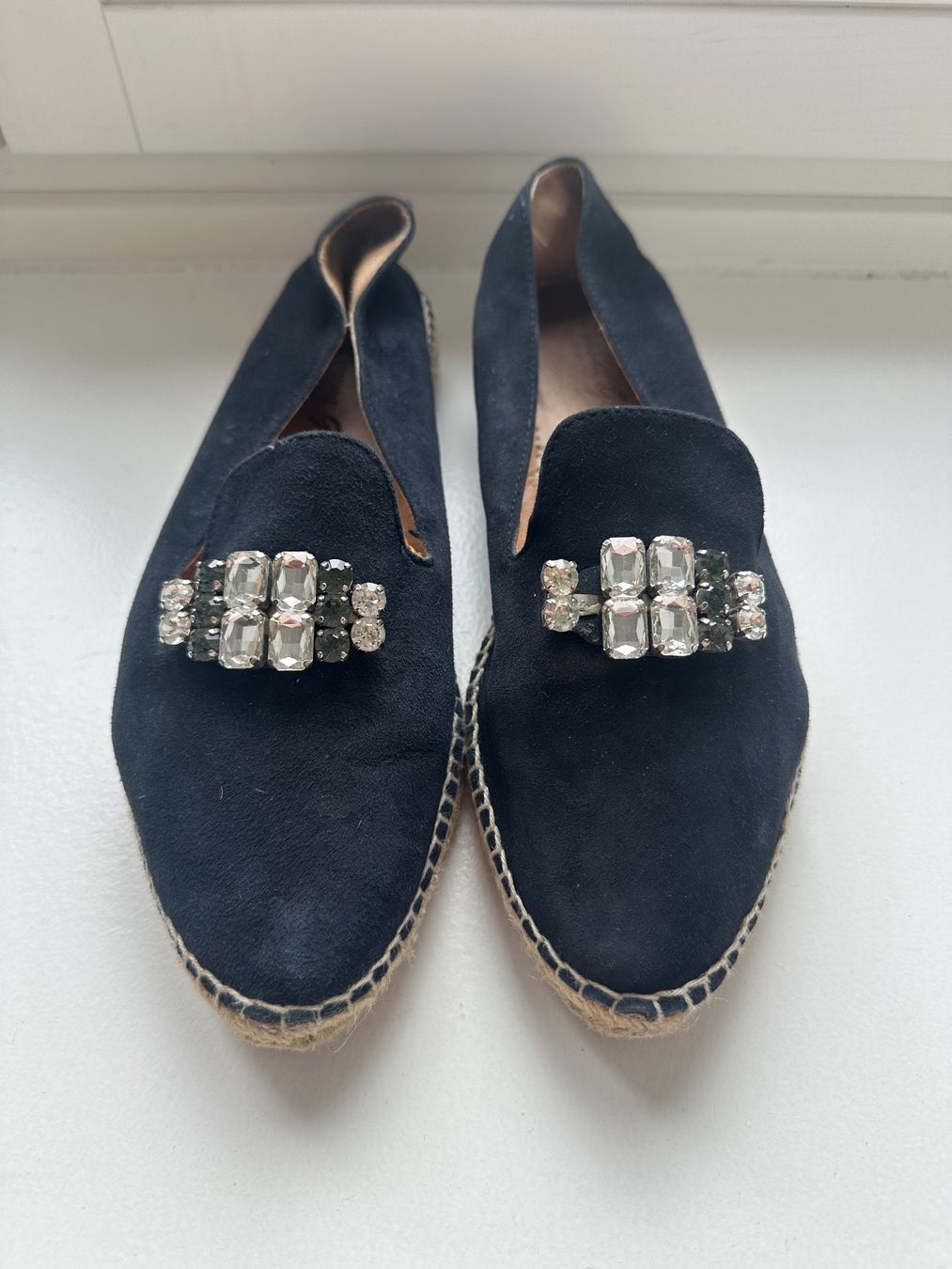 Scarpe da donna: Dunkelblaue Espadrilles mit Glitzerstein – Usato da Uster venduto da Monika_OB 6