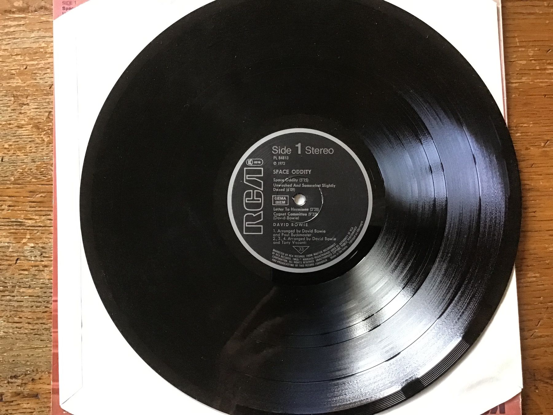 Vinyles: LP David Bowie « Space Oddity » – D'occasion à Fully par Ruby97 2