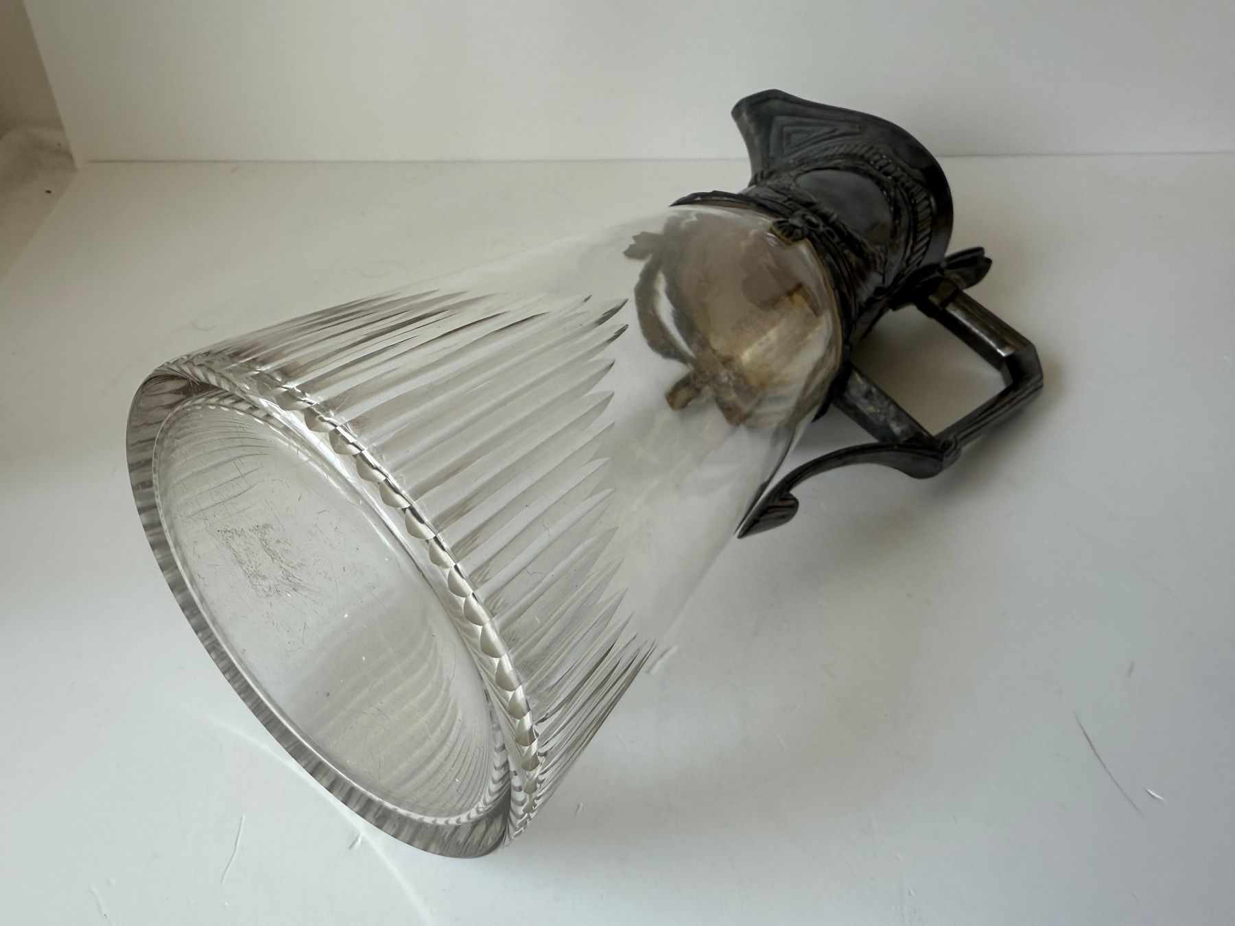 Caraffe: Antike Jugendstil Glaskaraffe – Usato da Zwingen venduto da moje1 8