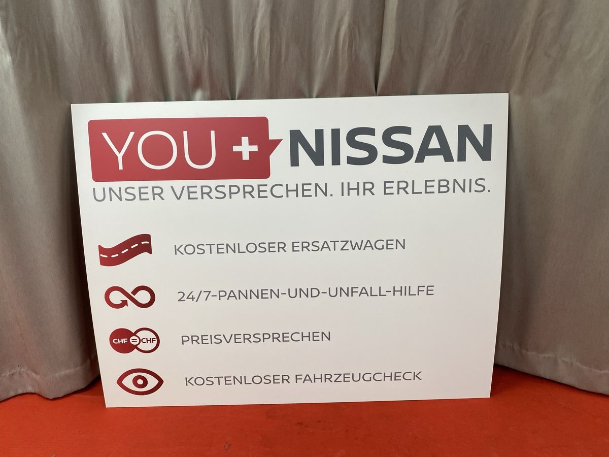 Nissan Insegne: Schild Nissan + You – Usato da Hägglingen venduto da Karin0802