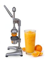 CROWN Orangenpresse Chrom Vintage 60er Saftpresse