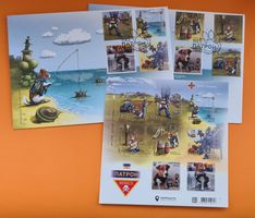 Ukraine - Mienensuchhund Patron - ganzes Set inkl. FDC!