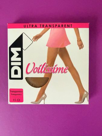 DIM, Nylon-Strumpfhose VOILISSIME, Grösse 1 (S), Farbe Braun