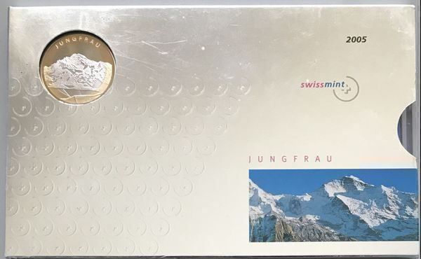 Toutes les monnaies: Schweizer Münzsatz 2005 Polierte Platte – Neuf avec emballage d'origine à Eggersriet par stamp303 2