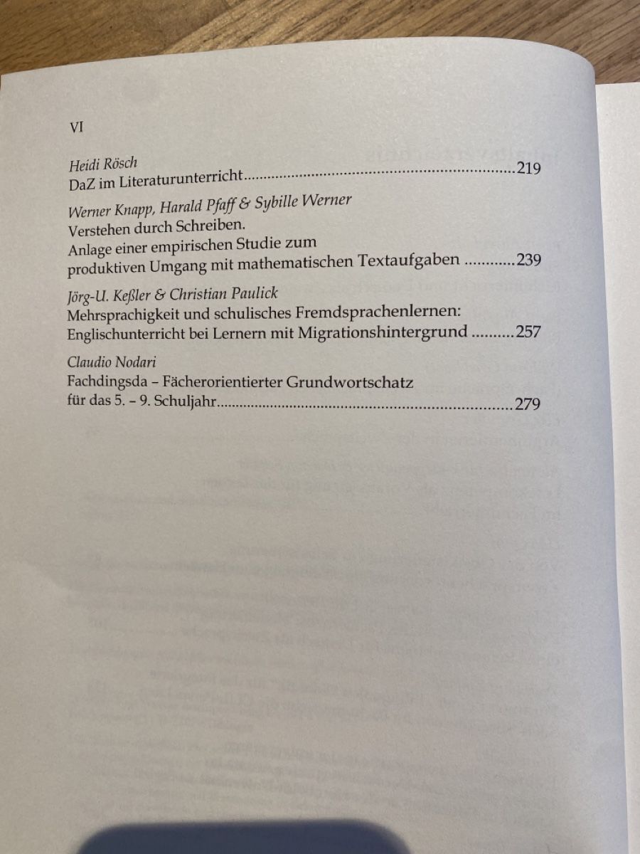 Libri: Fachunterricht und Deutsch als Zweitsprache – Usato da Baden venduto da niba10 3