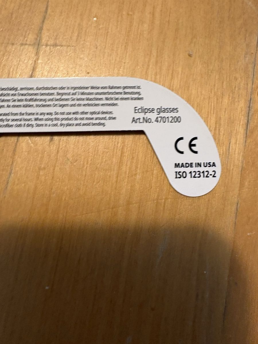 Brillen & Gläser: Sonnenfinsternis Brille – Neu (gemäss Beschreibung) aus Frick von Karinzi_80 2