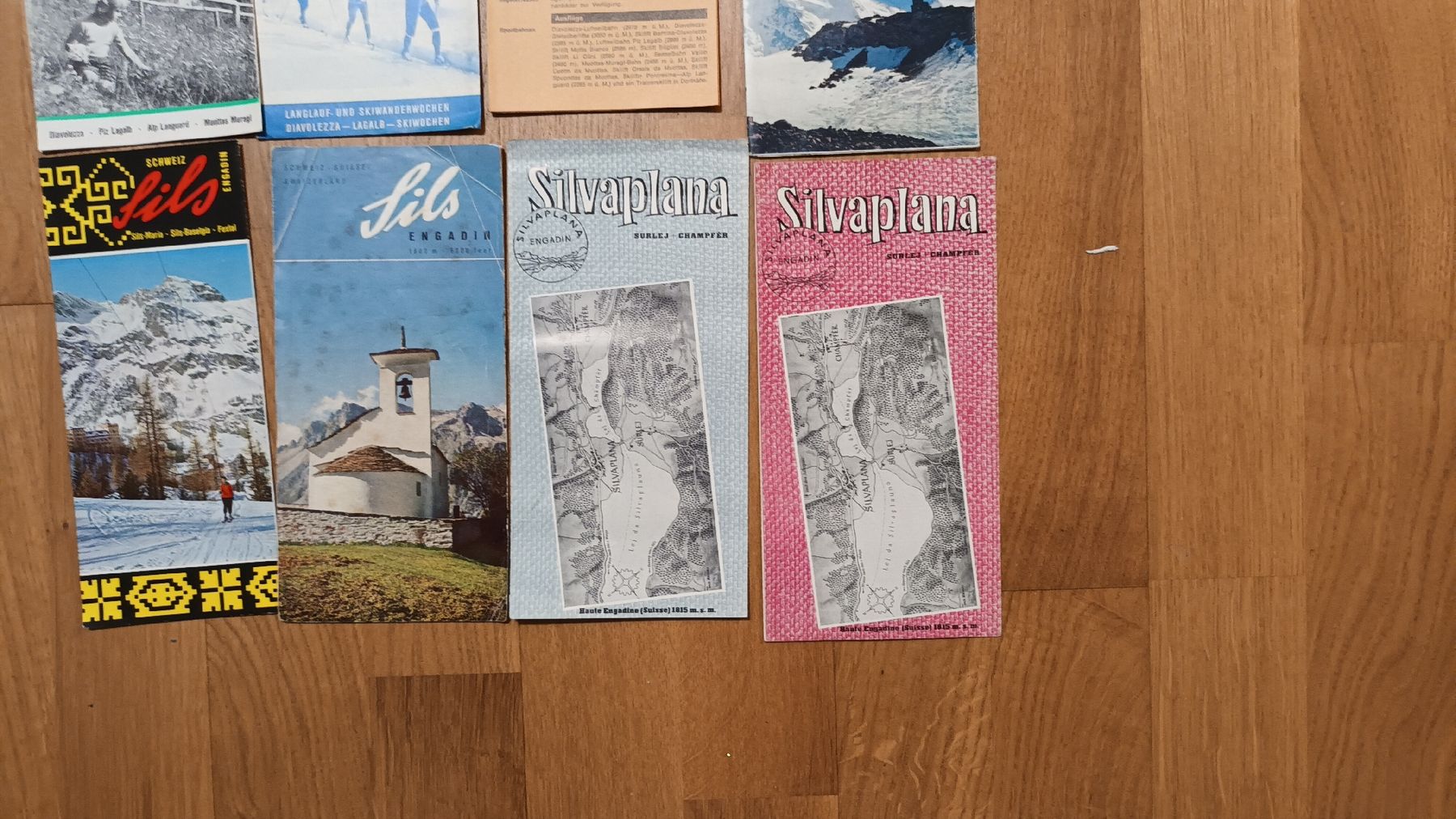 Dokumente: 11 antike Prospekte vom Engadin – Gebraucht aus chur von erika025 3