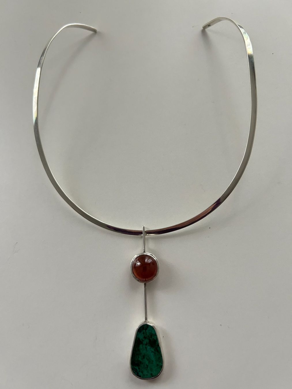 Catenine: Collier, Halsreif in 925 Silber, echte Steine – Nuovo (secondo la descrizione) da Ettingen venduto da sagada81