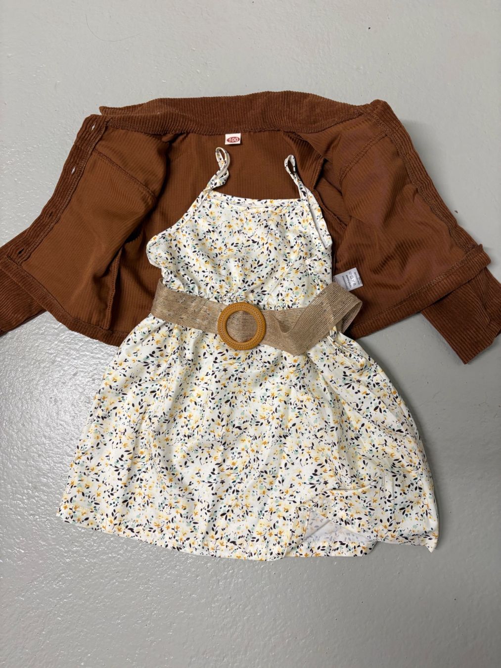Kleider & Röcke: Kleid mit Jacke Blumenmuster – Neu (gemäss Beschreibung) aus St.Gallen von Bigdisch 1